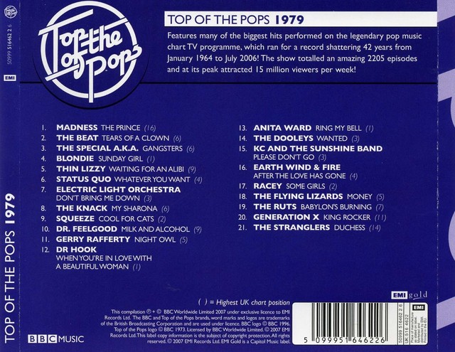 (FLAC FILE) HIT POP 1979 - Top Of The Pops